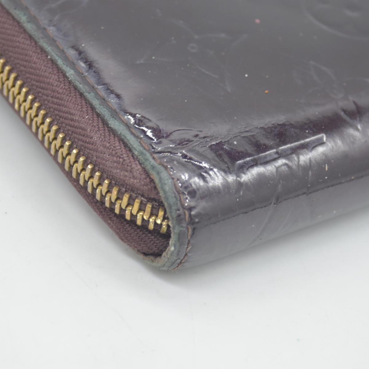 $1110 2008 Louis Vuitton Monogram Vernis Zippy Organizer Wallet CONSIGNMENT CA3098