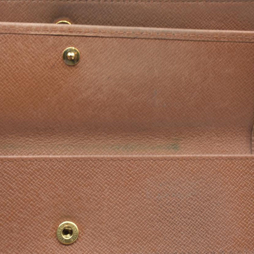 $720 Louis Vuitton Monogram Porte Tresor International Trifold Long Wallet TH1917