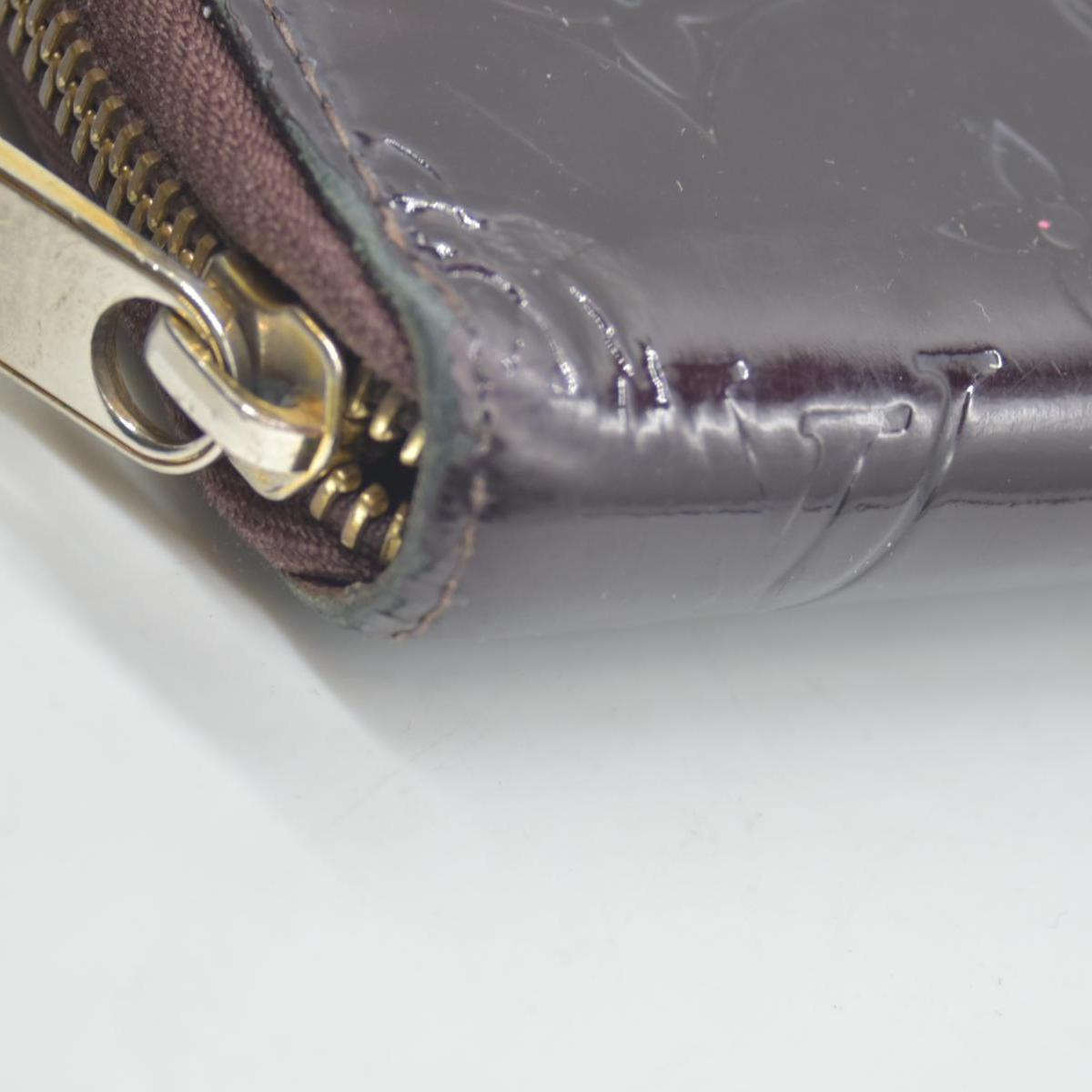 $1110 2008 Louis Vuitton Monogram Vernis Zippy Organizer Wallet CONSIGNMENT CA3098
