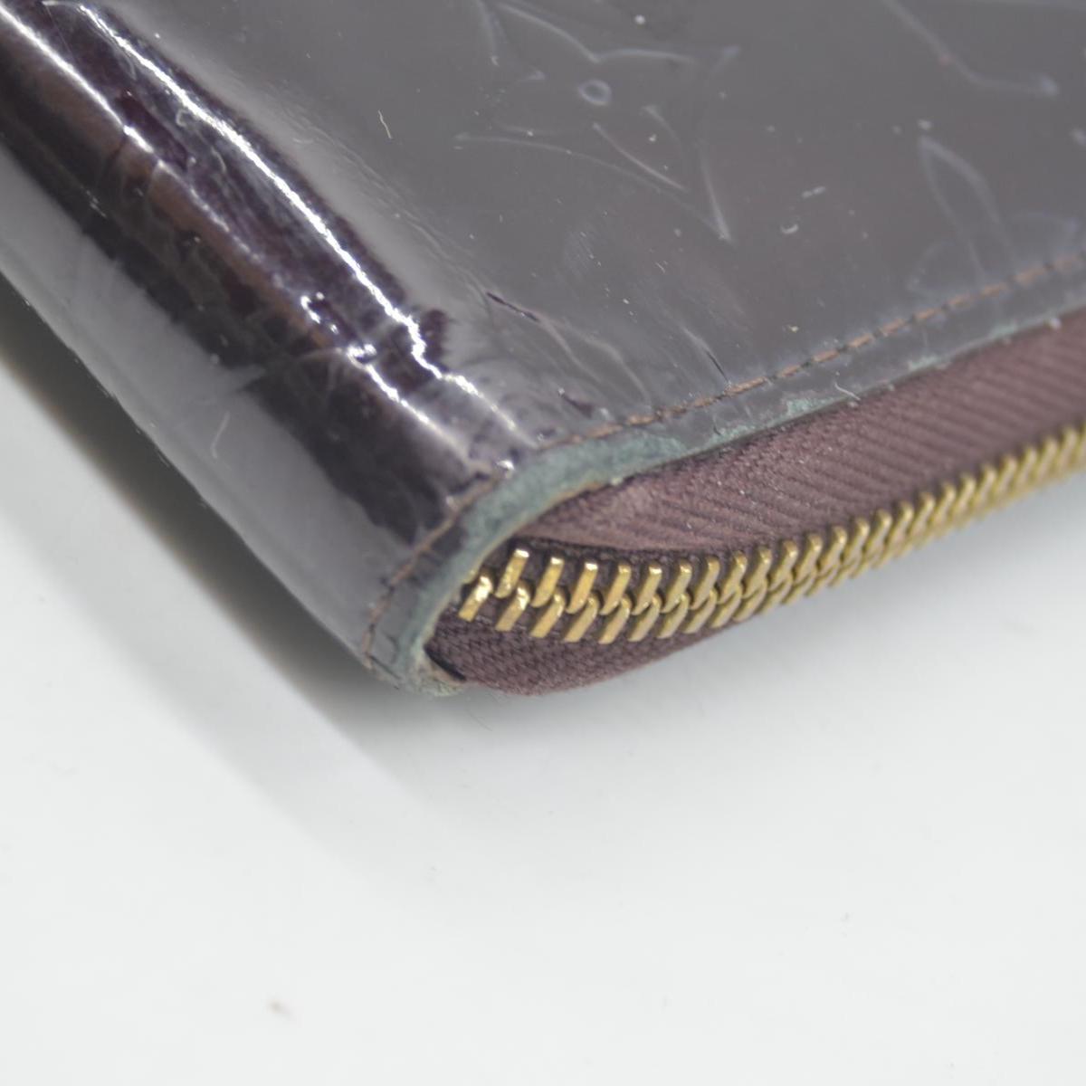 $1110 2008 Louis Vuitton Monogram Vernis Zippy Organizer Wallet CONSIGNMENT CA3098