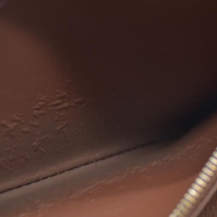 $720 Louis Vuitton Monogram Portefeiulle Sarah Long Bifold Wallet Brown CA0049