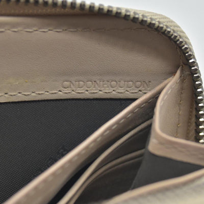 $680 Burberry Smoked Check Super Nova Check Pattern Continental Wallet CONSIGNMENT
