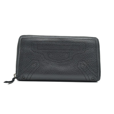 $650 Balenciaga Leather Continental Wallet CONSIGNMENT