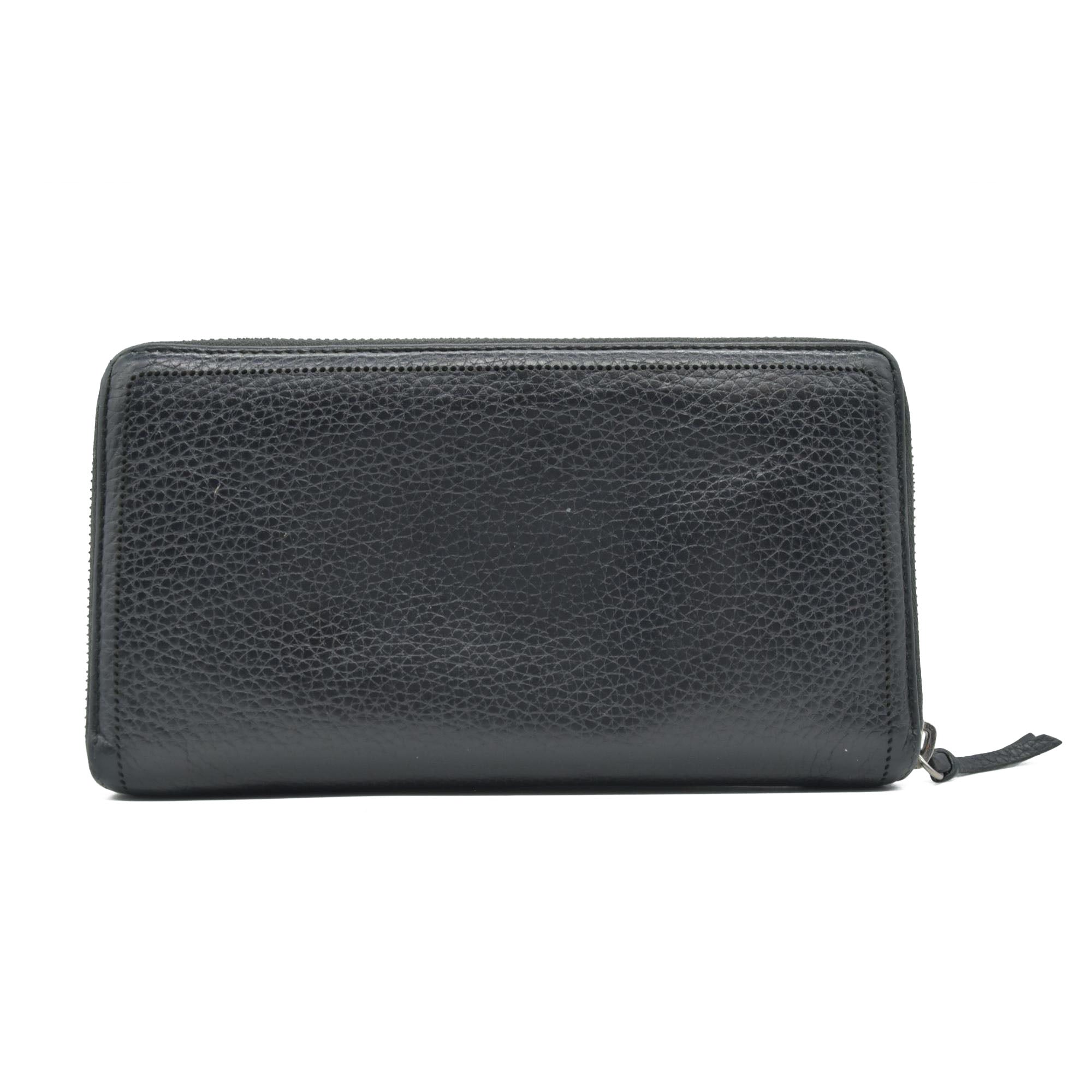 $650 Balenciaga Leather Continental Wallet CONSIGNMENT
