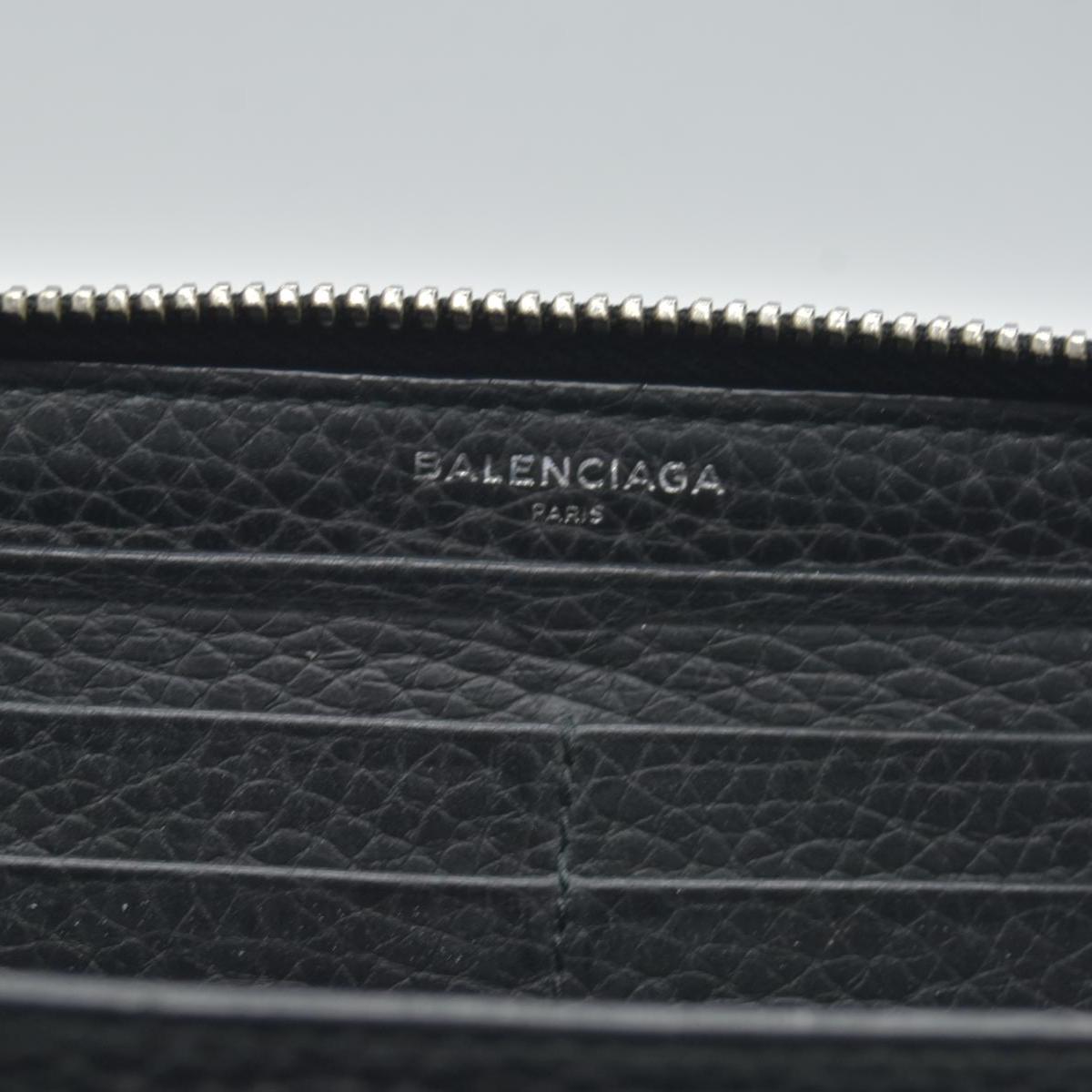 $650 Balenciaga Leather Continental Wallet CONSIGNMENT