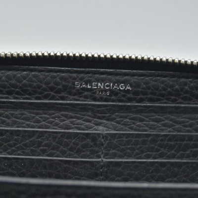 $650 Balenciaga Leather Continental Wallet CONSIGNMENT