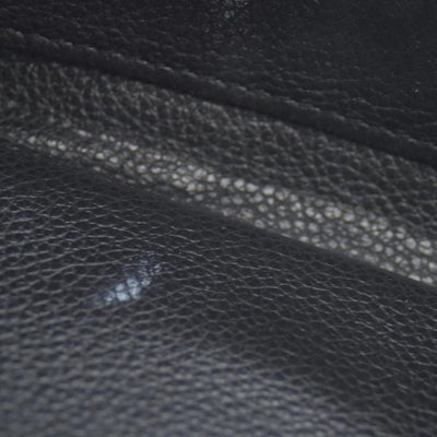 $1070 Prada Black Saffiano Leather Travel Zip Around Wallet CONSIGNMENT