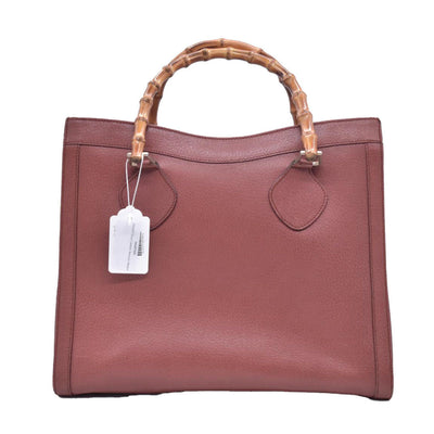 $2500 Gucci Wonka Grain Calfskin Medium Diana Tote Bag Cuir CONSIGNMENT