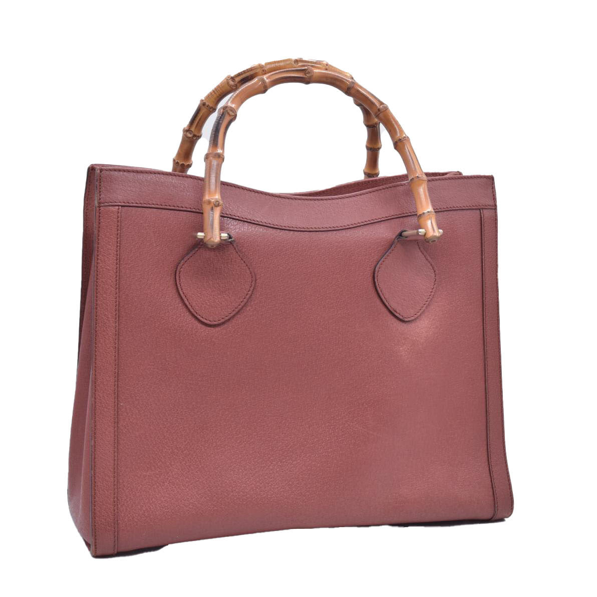$2500 Gucci Wonka Grain Calfskin Medium Diana Tote Bag Cuir CONSIGNMENT