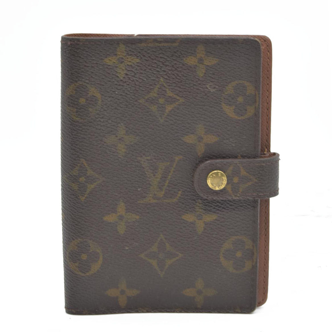 $505 Louis Vuitton  Monogram Small Ring Agenda Cover CA1919