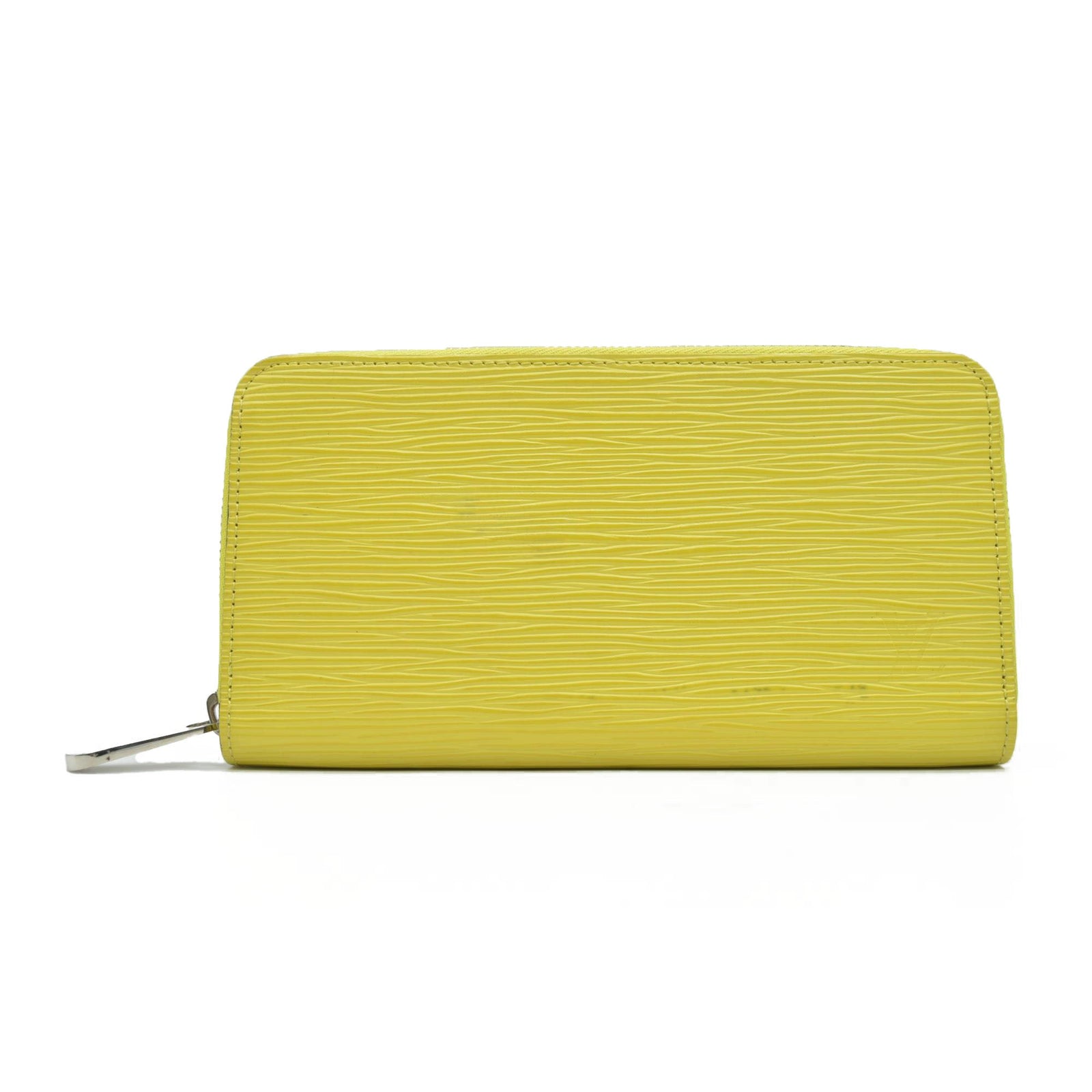 $1040 2013 Louis Vuitton Epi Leather Zippy Wallet Yellow CONSIGNMENT MI4143