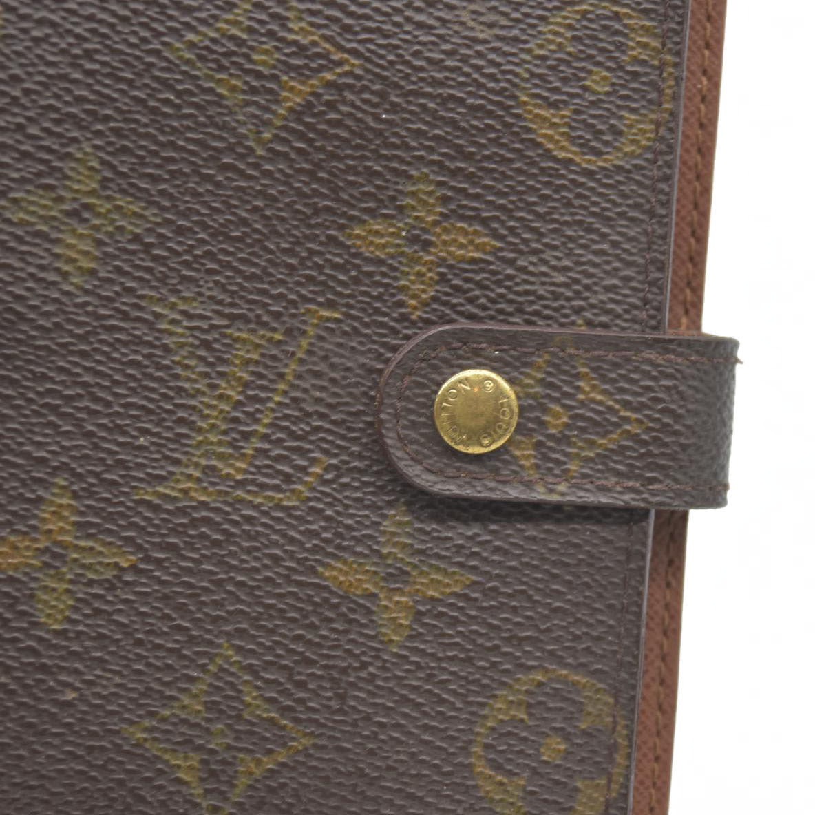 $505 Louis Vuitton  Monogram Small Ring Agenda Cover CA1919