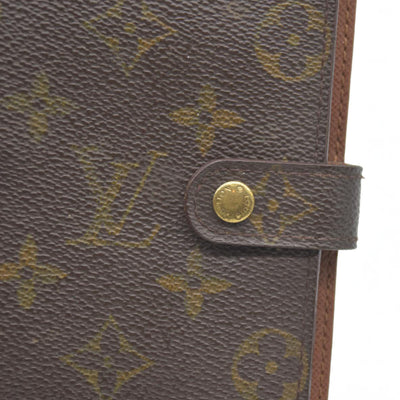 $505 Louis Vuitton  Monogram Small Ring Agenda Cover CA1919