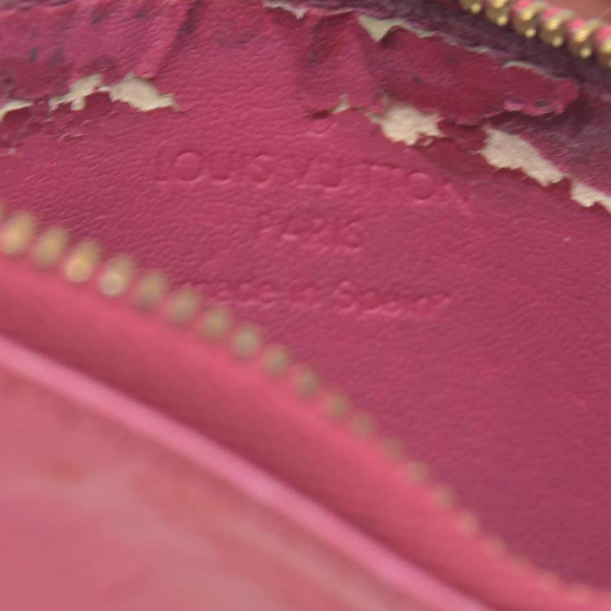 $490 Louis Vuitton Vernis Key Pouch Framboise CONSIGNMENT