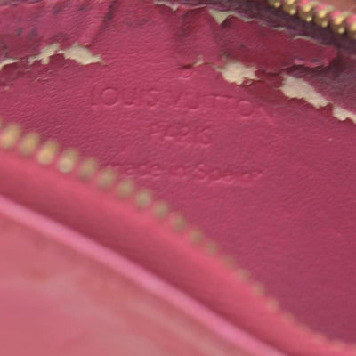 $490 Louis Vuitton Vernis Key Pouch Framboise CONSIGNMENT
