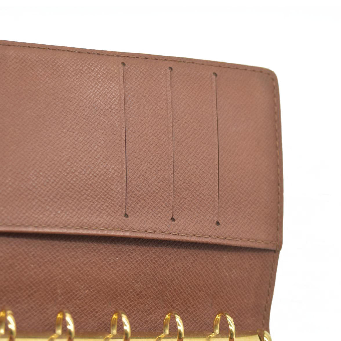 $505 Louis Vuitton  Monogram Small Ring Agenda Cover CA1919