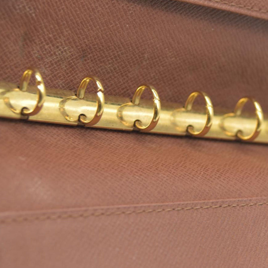 $505 Louis Vuitton  Monogram Small Ring Agenda Cover CA1919