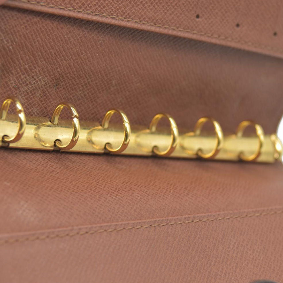 $505 Louis Vuitton  Monogram Small Ring Agenda Cover CA1919