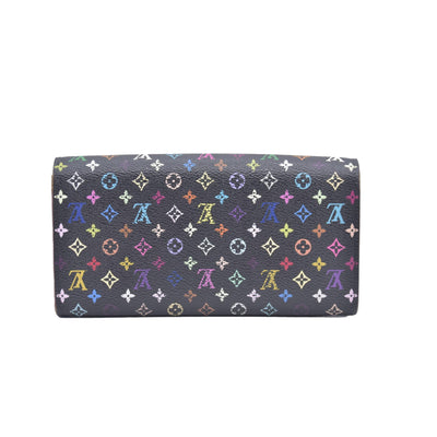 $850 2011 Louis Vuitton Monogram Multicolor Portefeiulle Sarah Long Bifold Wallet CA3171 CONSIGNMENT