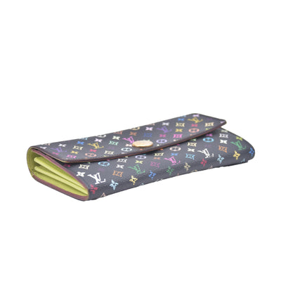 $850 2011 Louis Vuitton Monogram Multicolor Portefeiulle Sarah Long Bifold Wallet CA3171 CONSIGNMENT