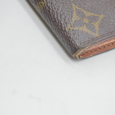 $775 Louis Vuitton Monogram Portefeiulle Sarah Long Bifold Wallet Brown CONSIGNMENT