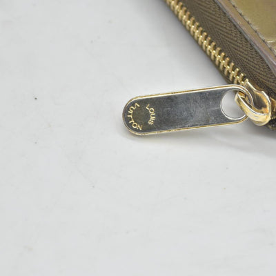 $520 Louis Vuitton Monogram Vernis Vernis Patent Leather Zippy Compact Wallet CONSIGNMENT