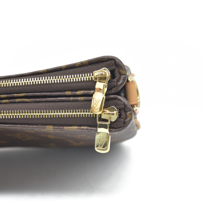 $1890 Louis Vuitton Monogram Liv Pochette RFID