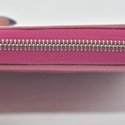 Gucci Patent Soho Zip Around Wallet Bright Bougainvillea CONSIGNMENT