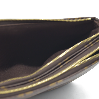 $1890 Louis Vuitton Monogram Liv Pochette RFID