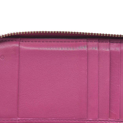 Gucci Patent Soho Zip Around Wallet Bright Bougainvillea CONSIGNMENT
