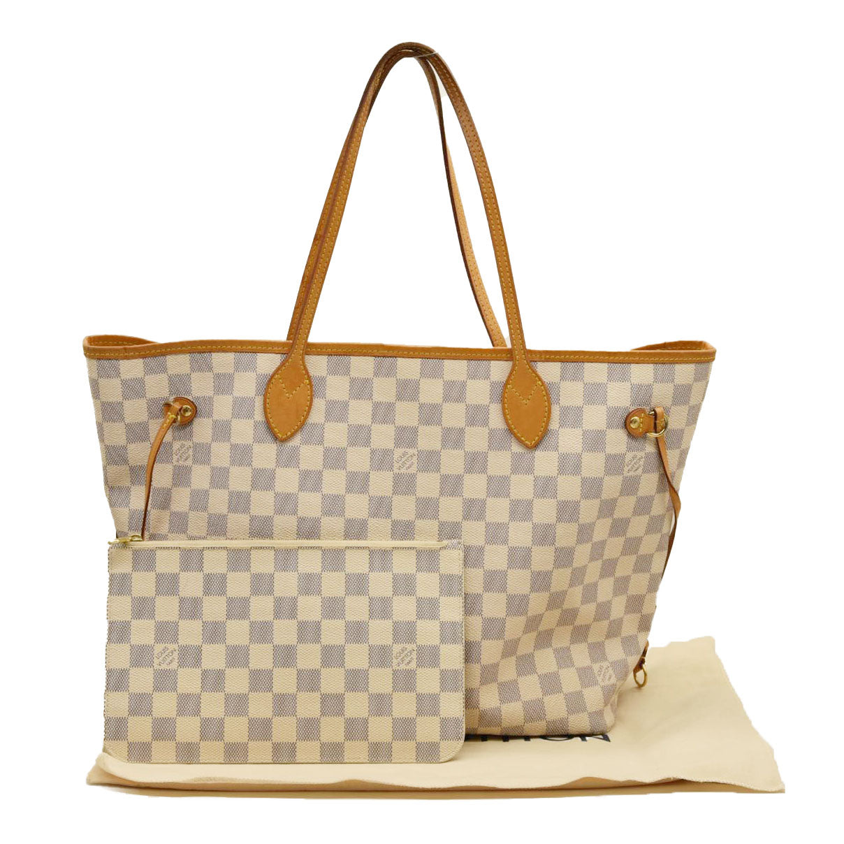 LOUIS VUITTON Damier Azur Neverfull MM AR4105