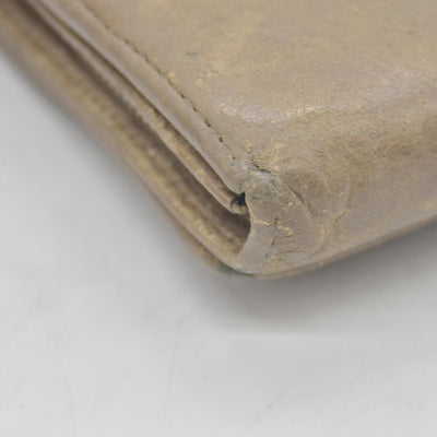 Balenciaga Agneau Classic Hardware Money Wallet Beige Nougatine CONSIGNMENT