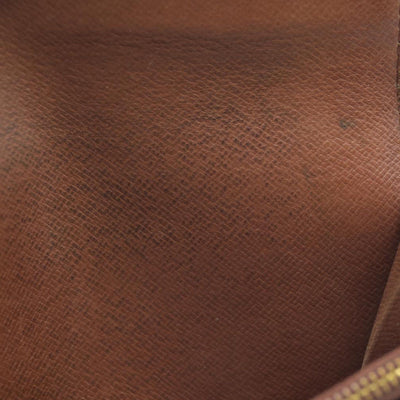 AUCTION $610 Louis Vuitton Monogram Porte Monnaie Zip Bifold Wallet Brown 8903AN