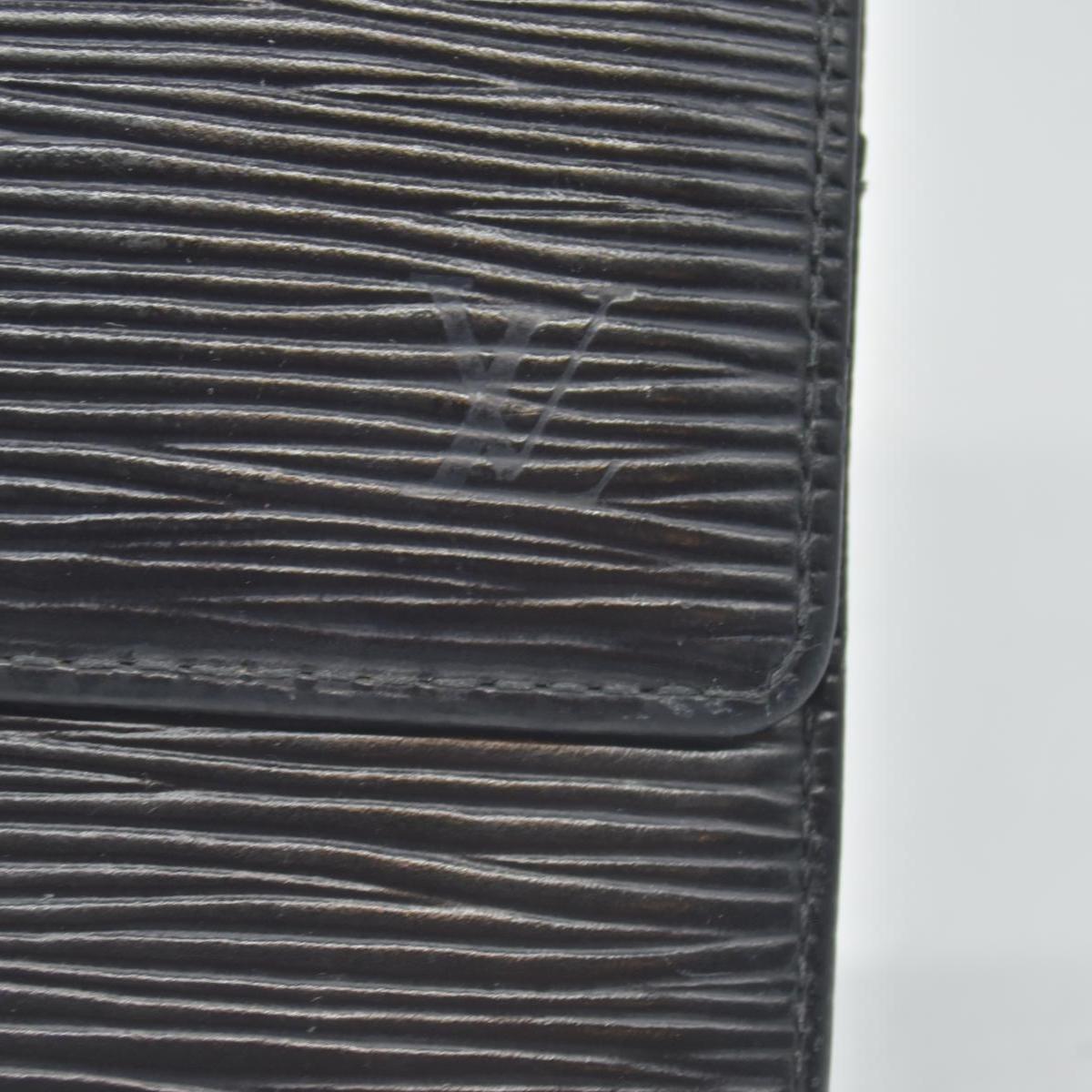 $805 Louis Vuitton Epi Sarah Wallet Black CONSIGNMENT