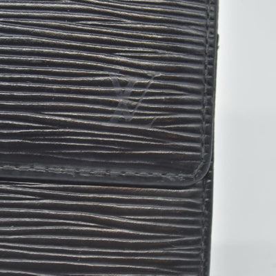 $805 Louis Vuitton Epi Sarah Wallet Black CONSIGNMENT