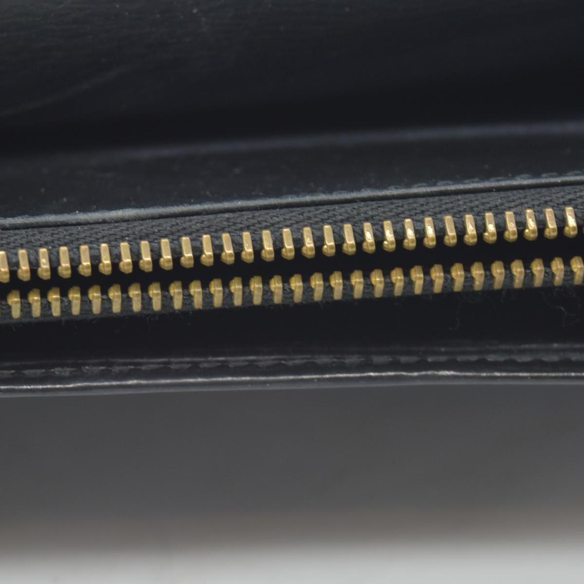 $805 Louis Vuitton Epi Sarah Wallet Black CONSIGNMENT