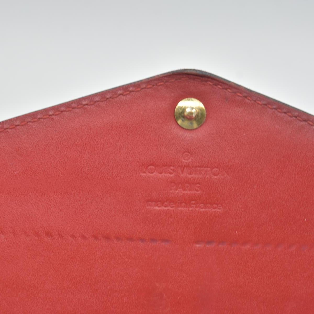 LOUIS VUITTON Vernis Sweet Monogram Sarah Wallet NM Wallet Pomme D'Amour CONSIGNMENT