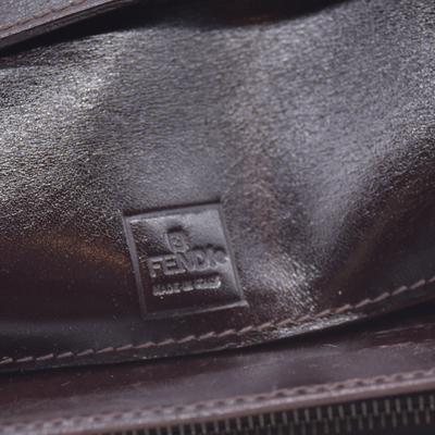 $590 Fendi Zucca Wallet Bifold Compact CONSIGNMENT 10021212