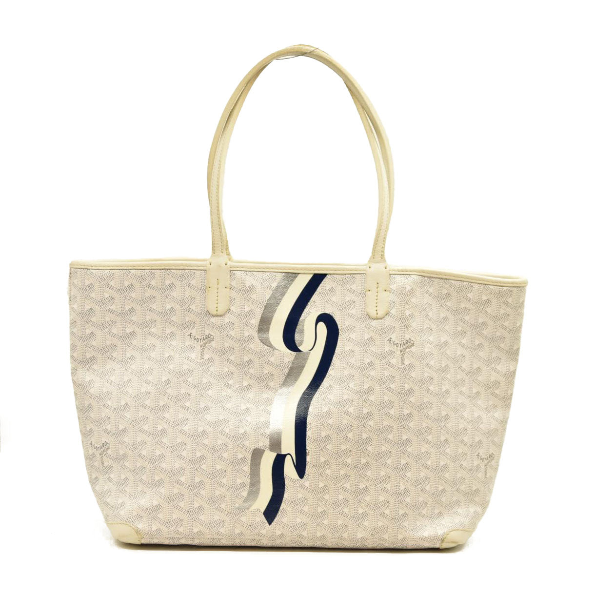 GOYARD Artois PM Shoulder Bag White Coated Canvas  MAE020175