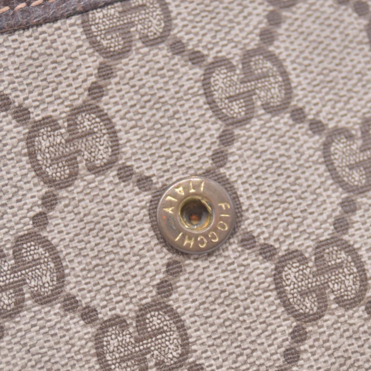 $680 Vintage Gucci Monogram Leather Clutch Bag CONSIGNMENT
