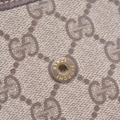 $680 Vintage Gucci Monogram Leather Clutch Bag CONSIGNMENT