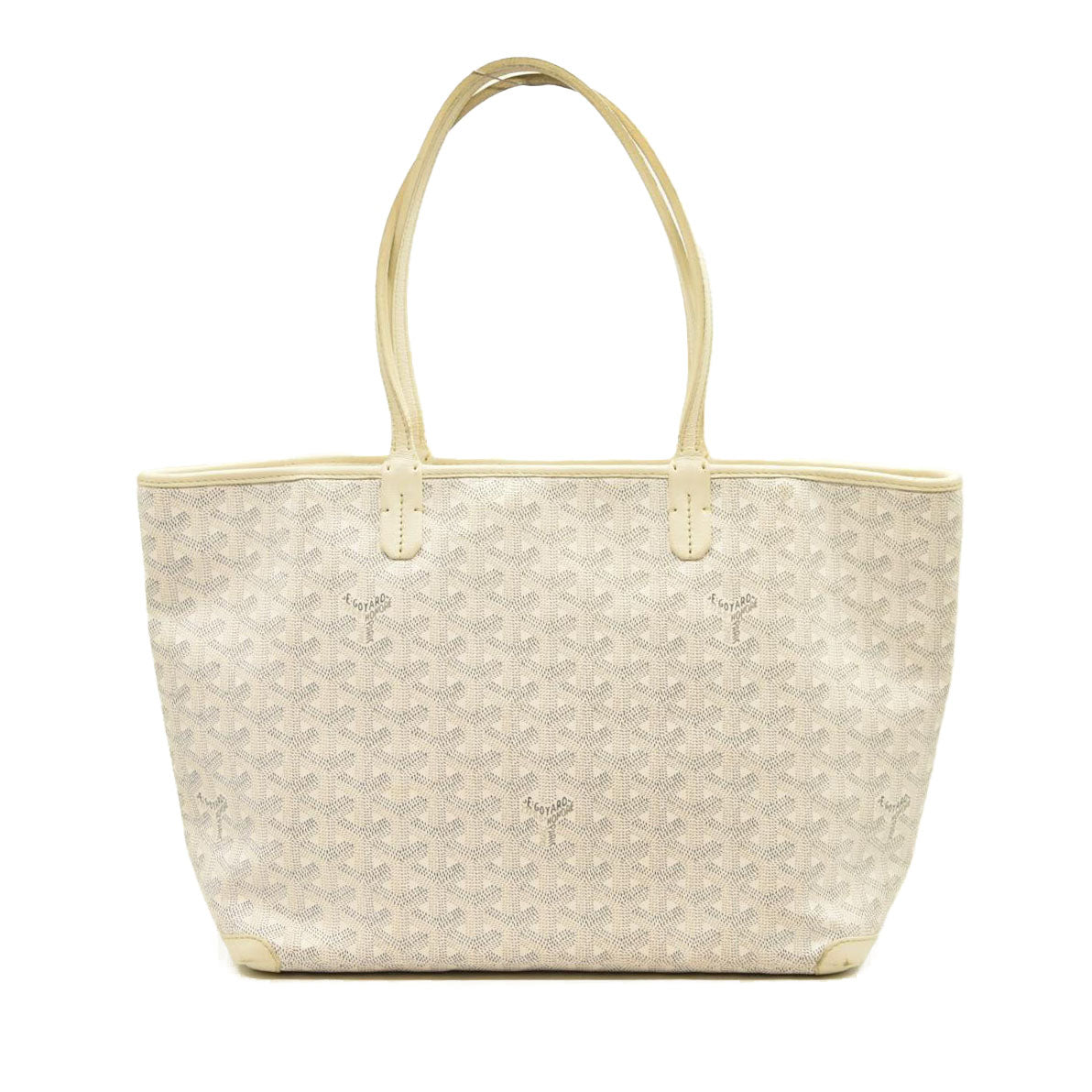 GOYARD Artois PM Shoulder Bag White Coated Canvas  MAE020175