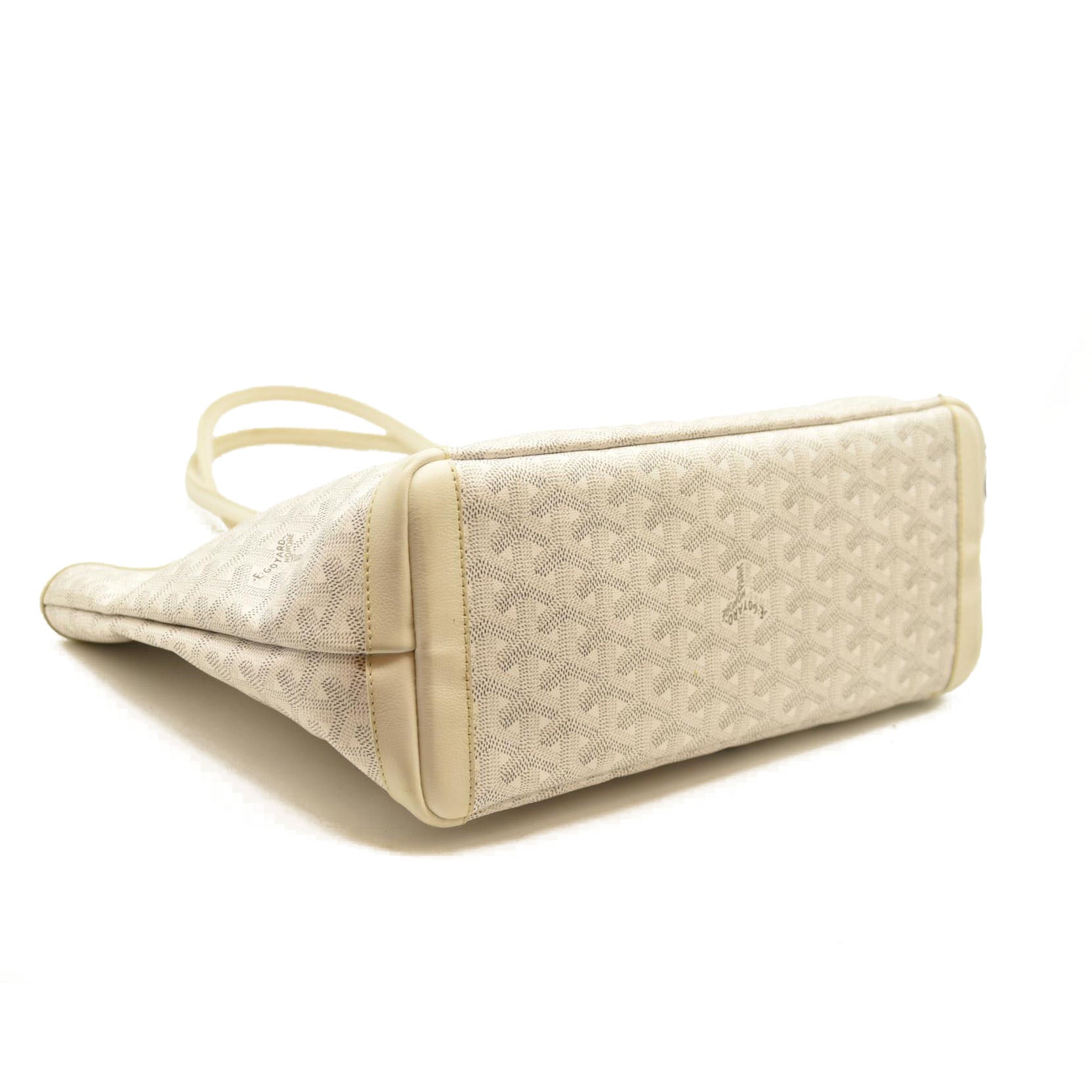 GOYARD Artois PM Shoulder Bag White Coated Canvas  MAE020175