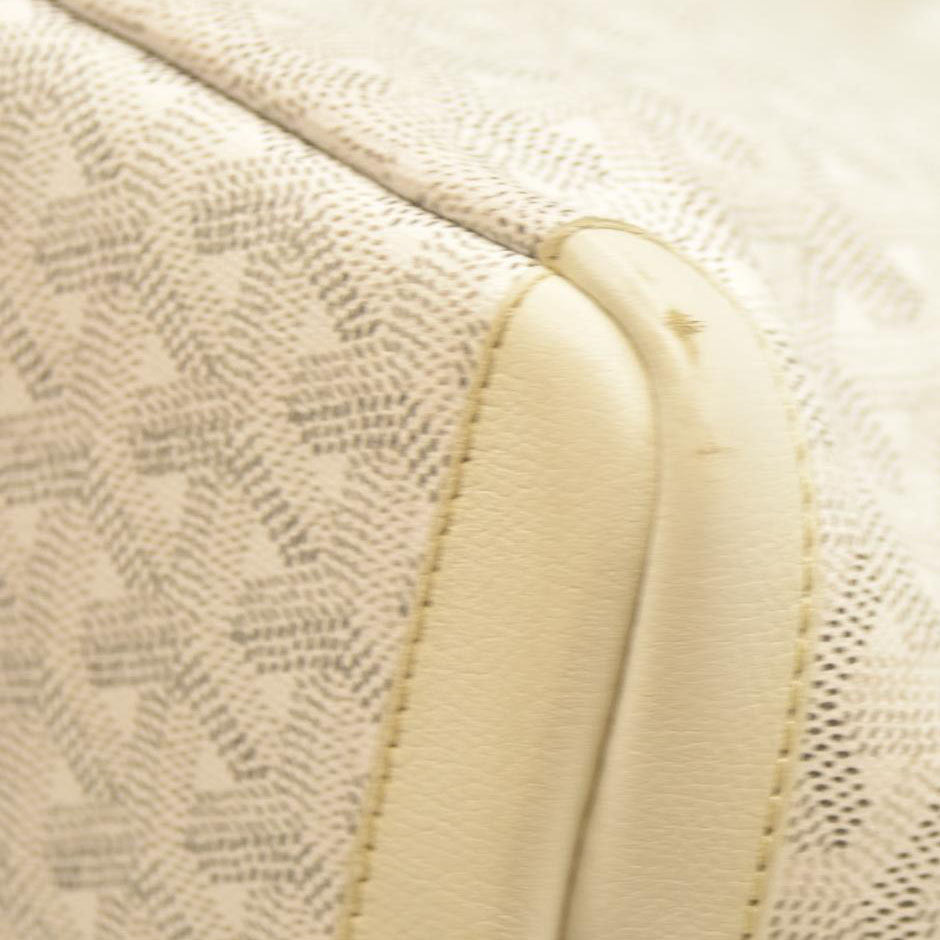 GOYARD Artois PM Shoulder Bag White Coated Canvas  MAE020175