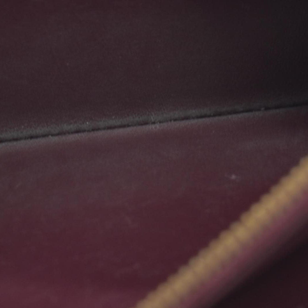 $1060 Louis Vuitton Vernis Zippy Wallet Griotte SD4102 CONSIGNMENT