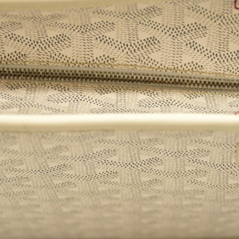 GOYARD Artois PM Shoulder Bag White Coated Canvas  MAE020175