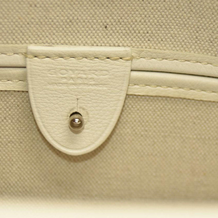 GOYARD Artois PM Shoulder Bag White Coated Canvas  MAE020175