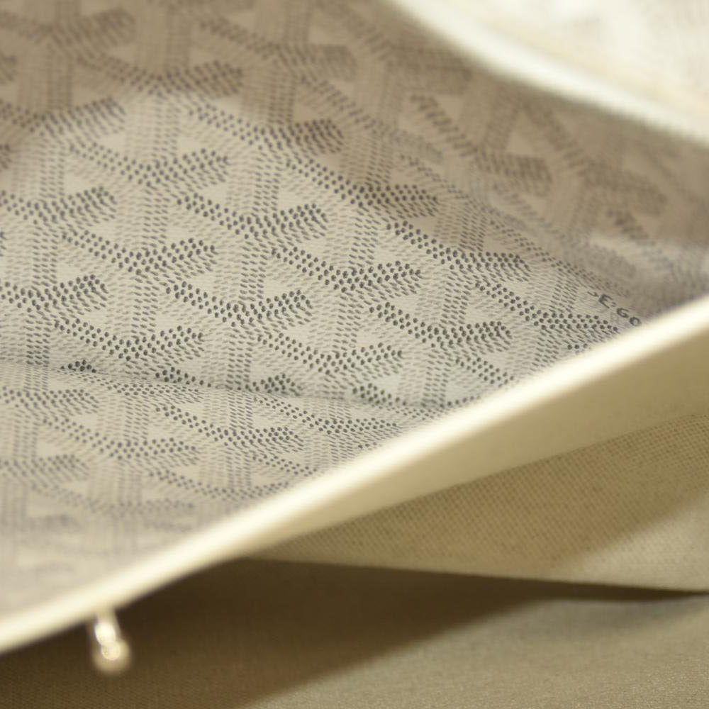 GOYARD Artois PM Shoulder Bag White Coated Canvas  MAE020175