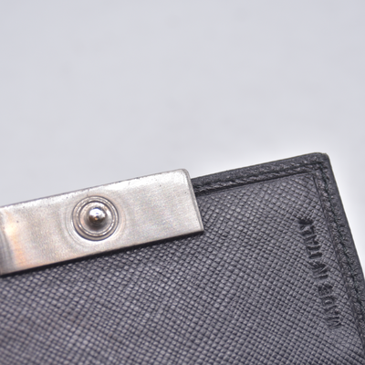 $450 Prada Saffiano Black Key Holder CONSIGNMENT 10021201