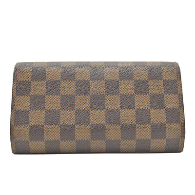 $775 2003 Louis Vuitton Damier Ebene Sarah Wallet CONSIGNMENT TH0063